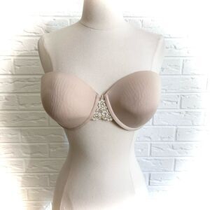 Wacoal Strapless Embrace Lace Bra 854191 Size 36D
